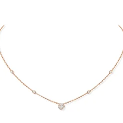 Collier Joy XS Diamant Or Rose