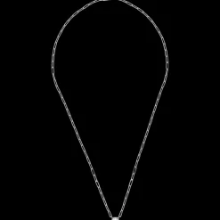 Collier Le Cube Diamant grand modèle or blanc et diamant