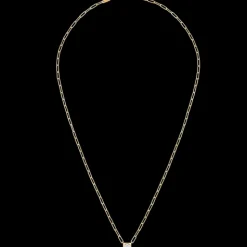 Collier Le Cube Diamant grand modèle or jaune et diamant