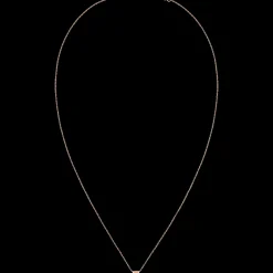 Collier Le Cube Diamant moyen modèle or rose et diamant