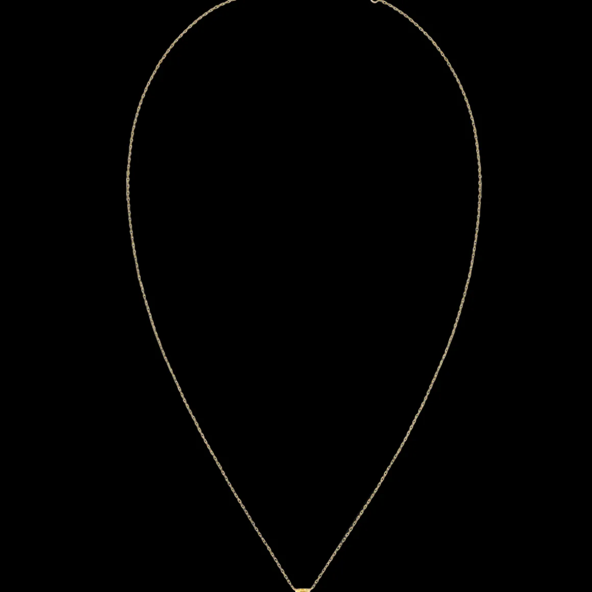 Collier Le Cube Diamant moyen modèle or jaune et diamant