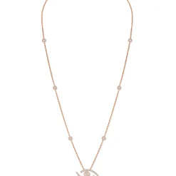 Collier Lucky Eye Diamant Or Rose
