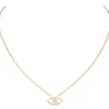 Collier Lucky Eye Diamant Or Jaune