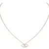 Collier Lucky Eye Diamant Or Rose