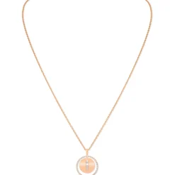 Collier Lucky Move Diamant Or Rose