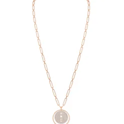 Collier Lucky Move Diamant Or Rose