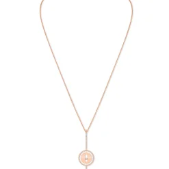 Collier Lucky Move Diamant Or Rose