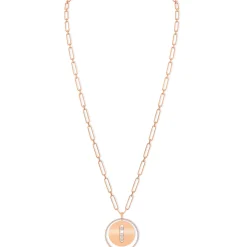 Collier Lucky Move Diamant Or Rose