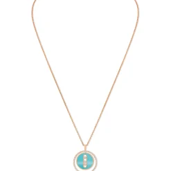 Collier Lucky Move Diamant Or Rose
