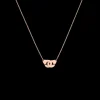 Collier Menottes dinh van R8 or rose