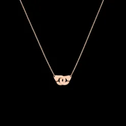 Collier Menottes dinh van R8 or rose