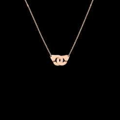 Collier Menottes dinh van R8 or rose