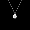 Collier Menottes dinh van R8 or blanc et diamant