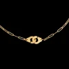 Collier Menottes dinh van R10 or jaune