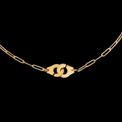 Collier Menottes dinh van R10 or jaune