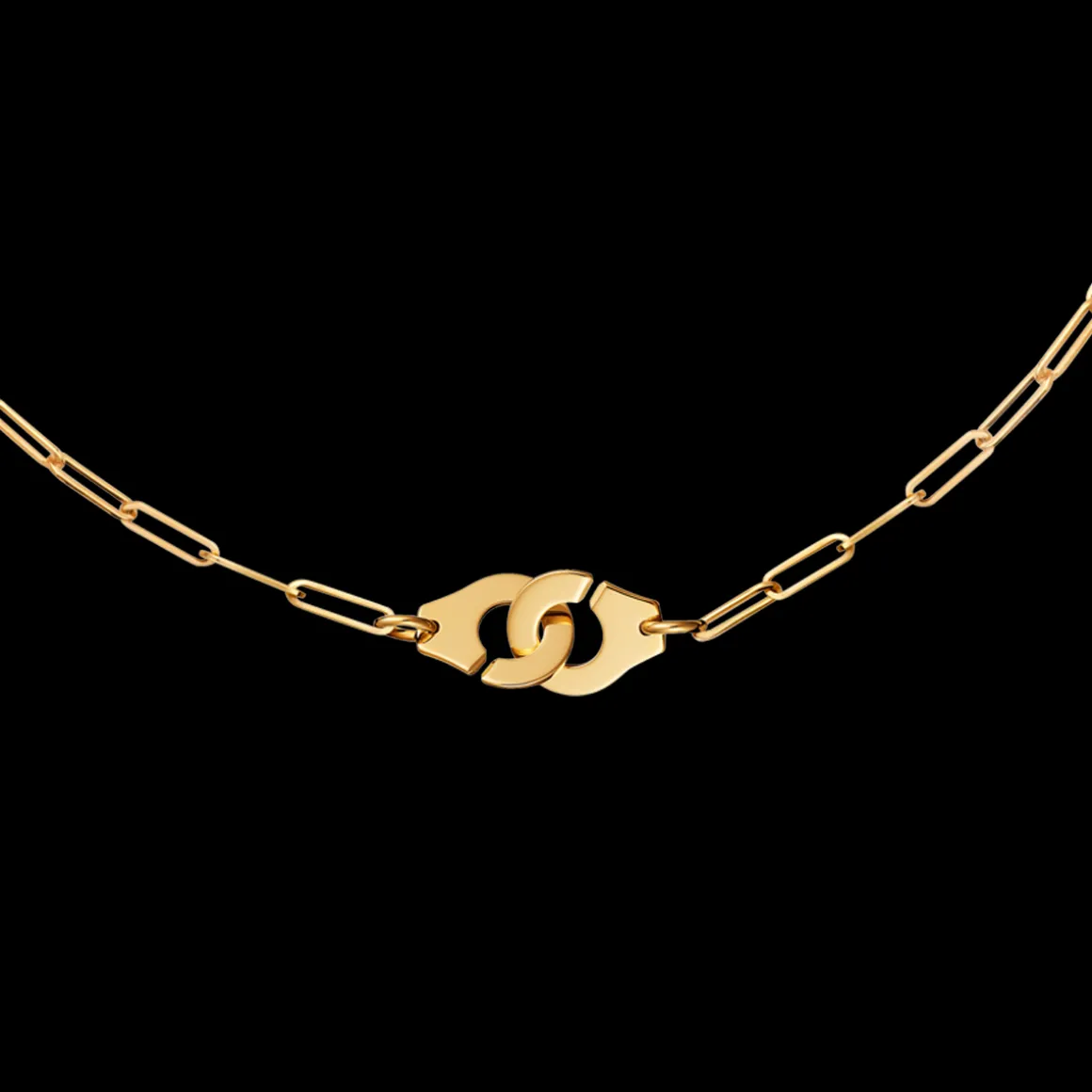 Collier Menottes dinh van R10 or jaune