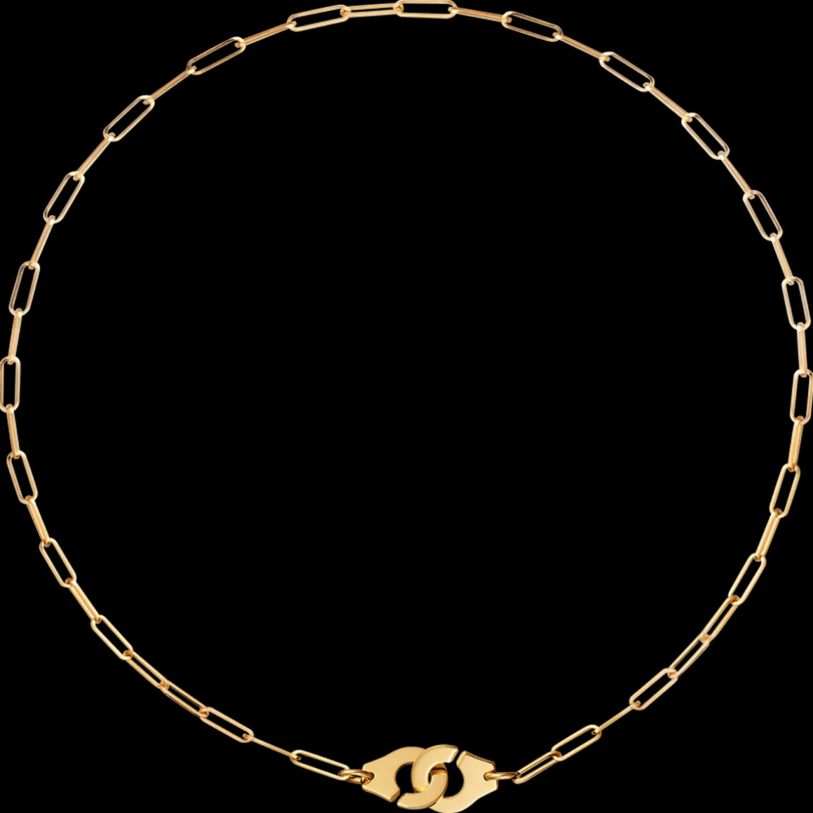 Collier Menottes dinh van R10 or jaune