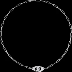 Collier Menottes dinh van R10 or blanc