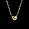 Collier Menottes dinh van R12 - 60 cm or jaune