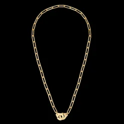 Collier Menottes dinh van R15 - 60 cm or jaune