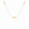 Collier Menottes dinh van R5 or jaune