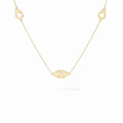 Collier Menottes dinh van R5 or jaune