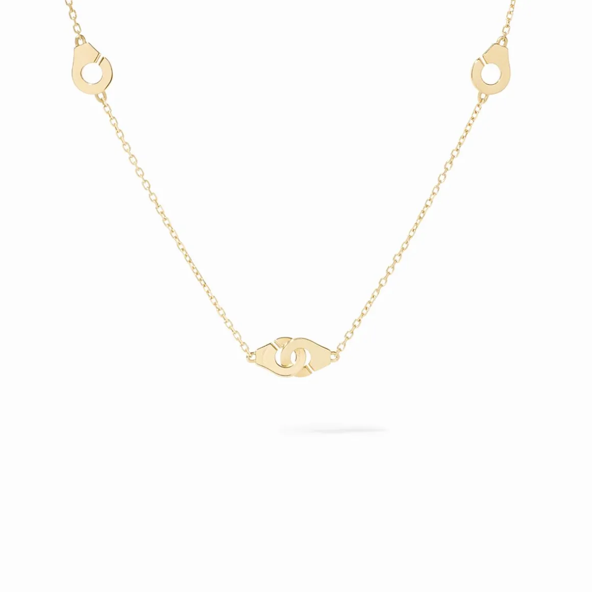 Collier Menottes dinh van R5 or jaune