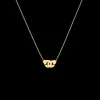 Collier Menottes dinh van R8 or jaune
