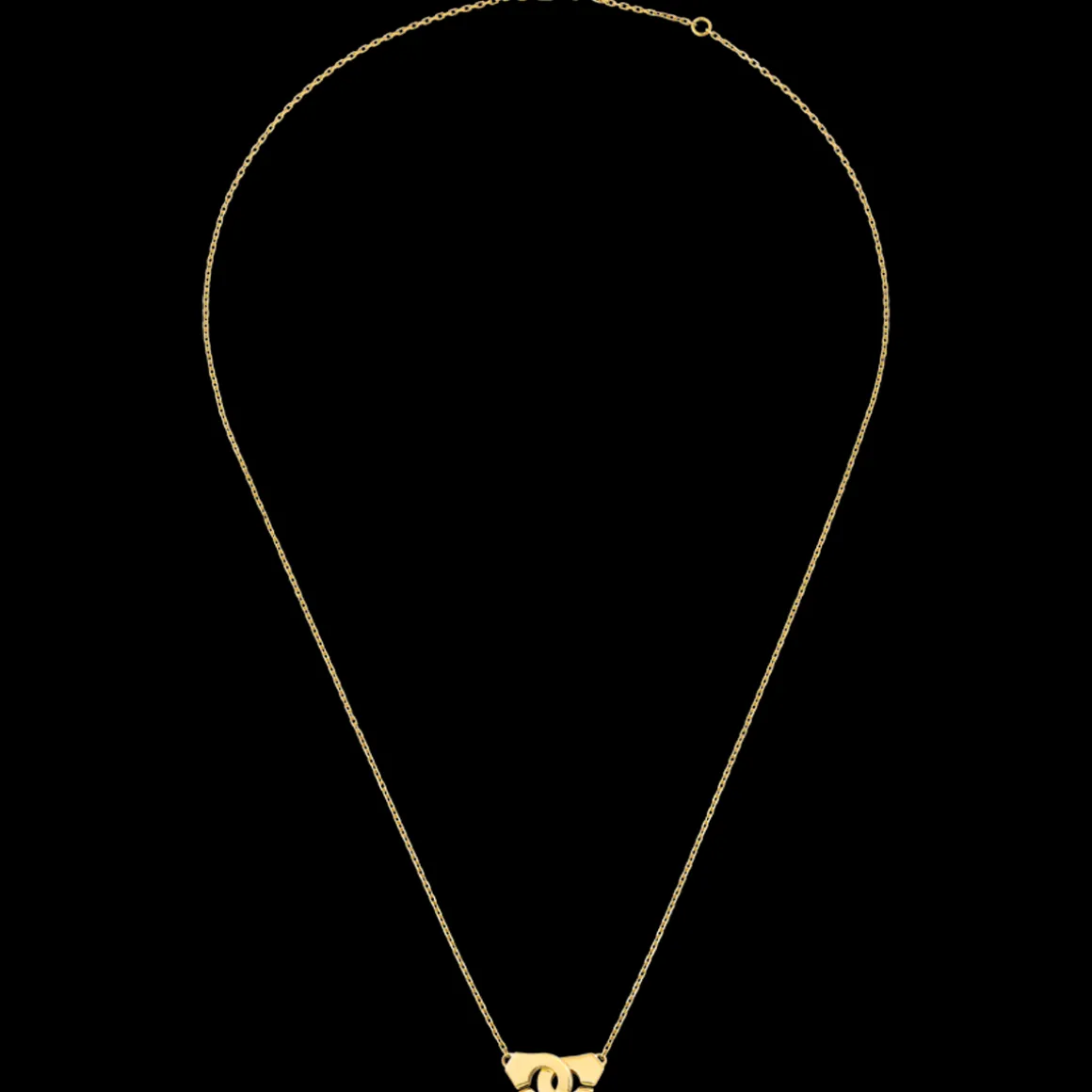 Collier Menottes dinh van R8 or jaune
