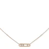 Collier Move Classique Diamant Or Rose