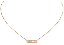 Collier Move Classique Diamant Or Rose