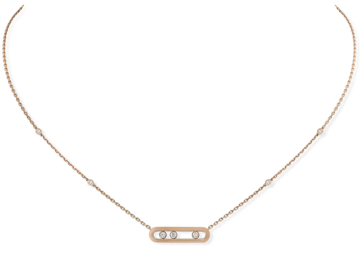 Collier Move Classique Diamant Or Rose