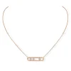 Collier Move Classique Diamant Or Rose