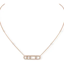 Collier Move Classique Diamant Or Rose
