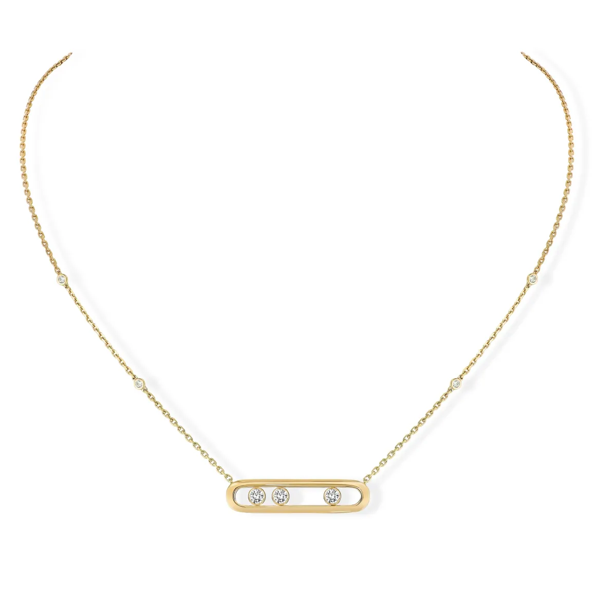 Collier Move Diamant Or Jaune