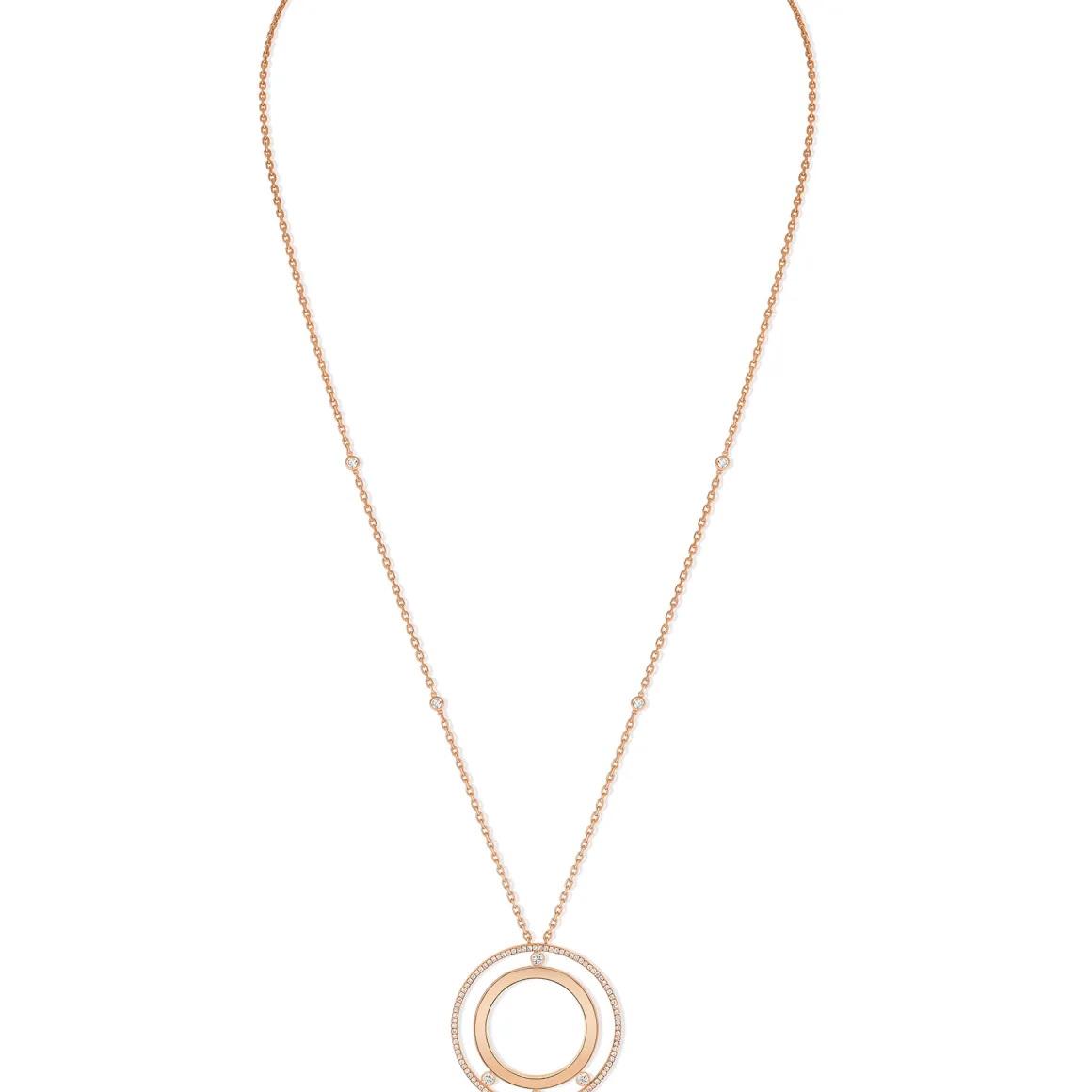 Collier Move Romane Diamant Or Rose
