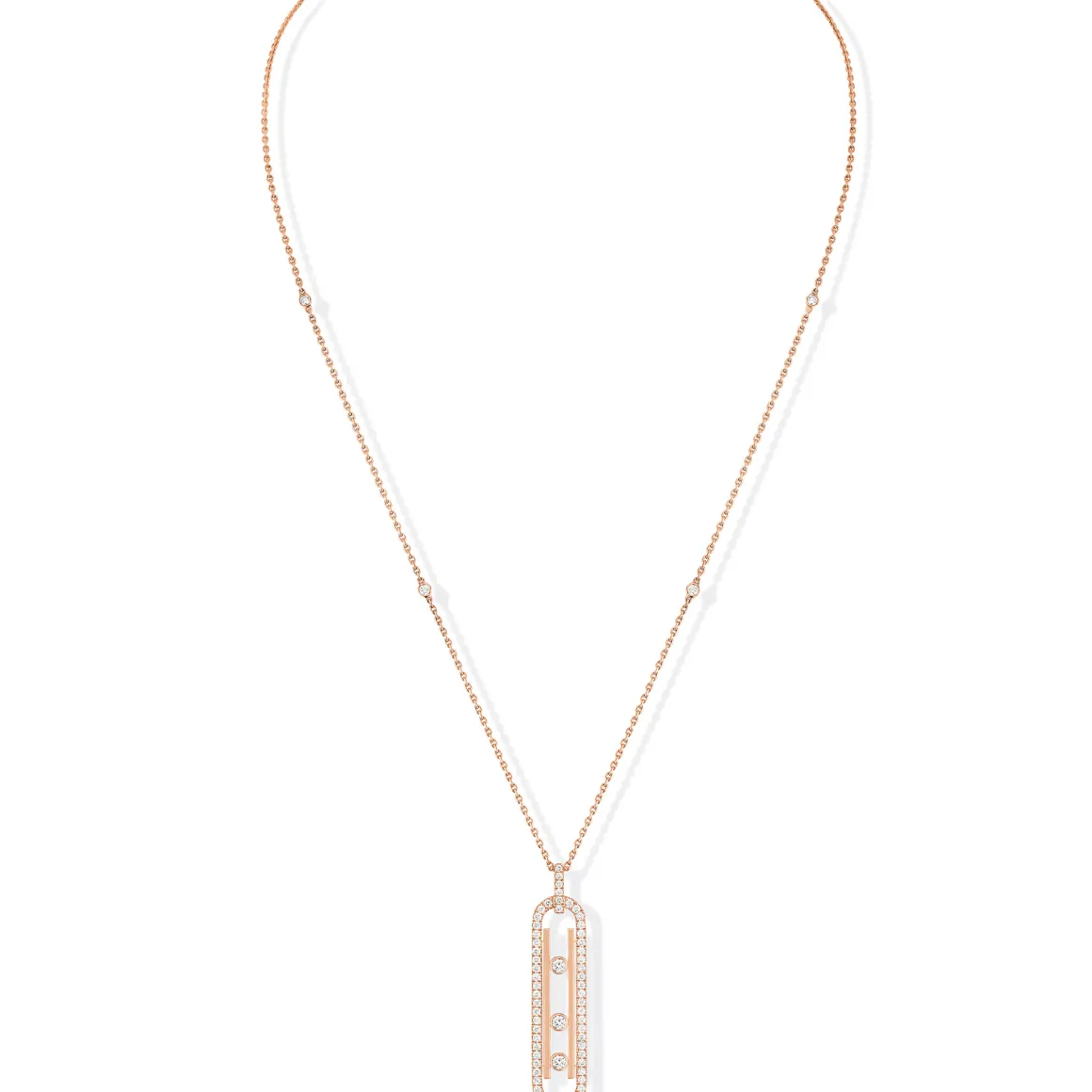 Collier Move 10th Diamant Or Rose