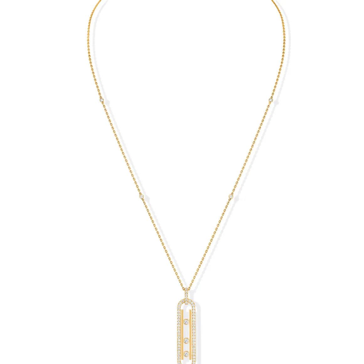 Collier Move 10th Diamant Or Jaune