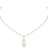 Collier Move Uno Diamant Or Rose