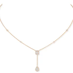 Collier My Twin Diamant Or Rose