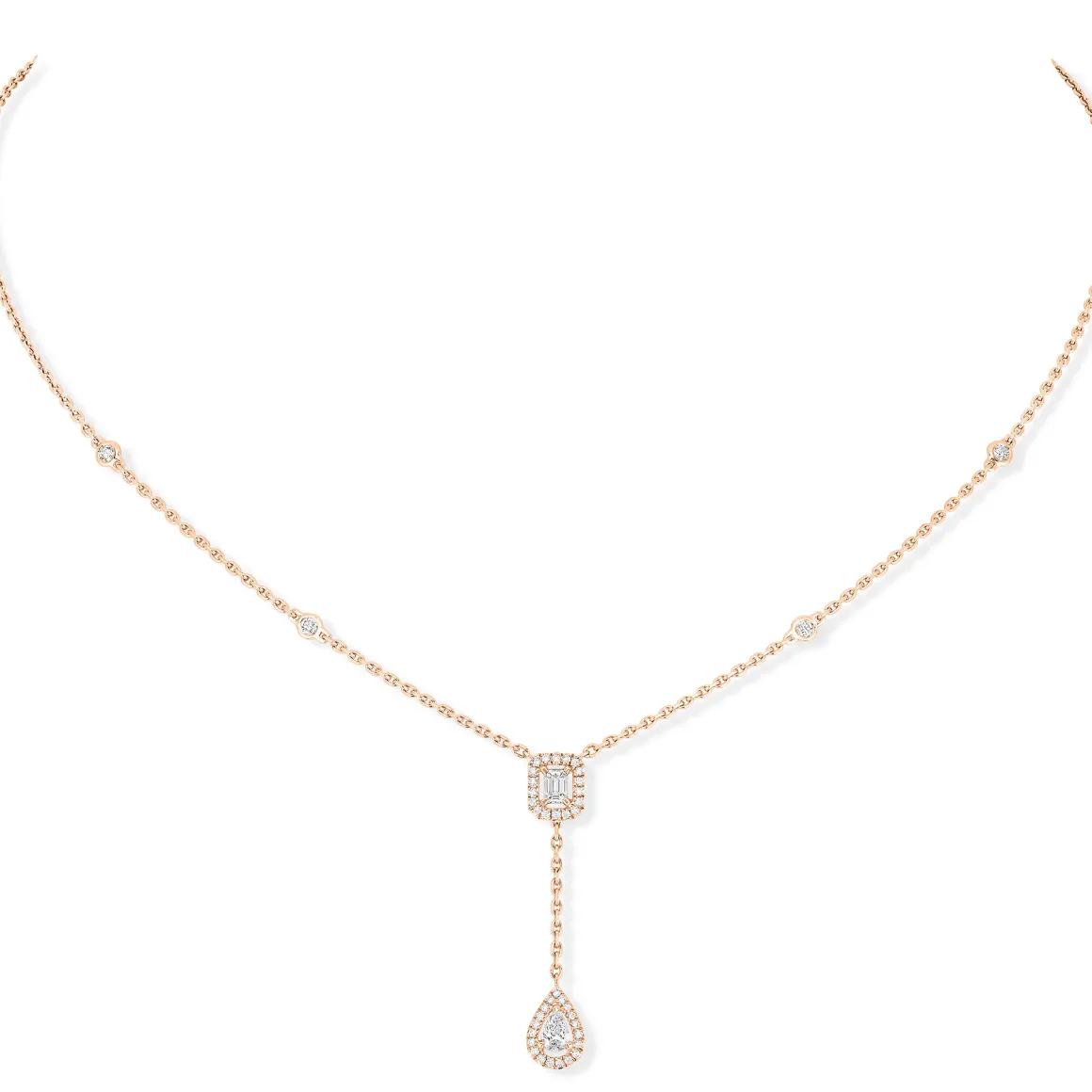 Collier My Twin Diamant Or Rose