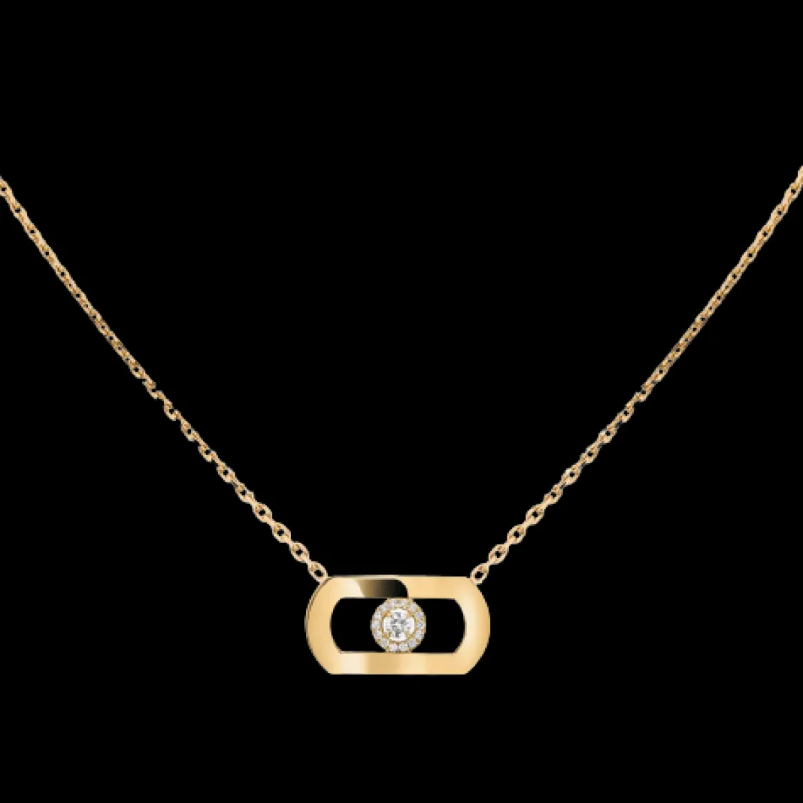 Collier Or Jaune Diamant So Move