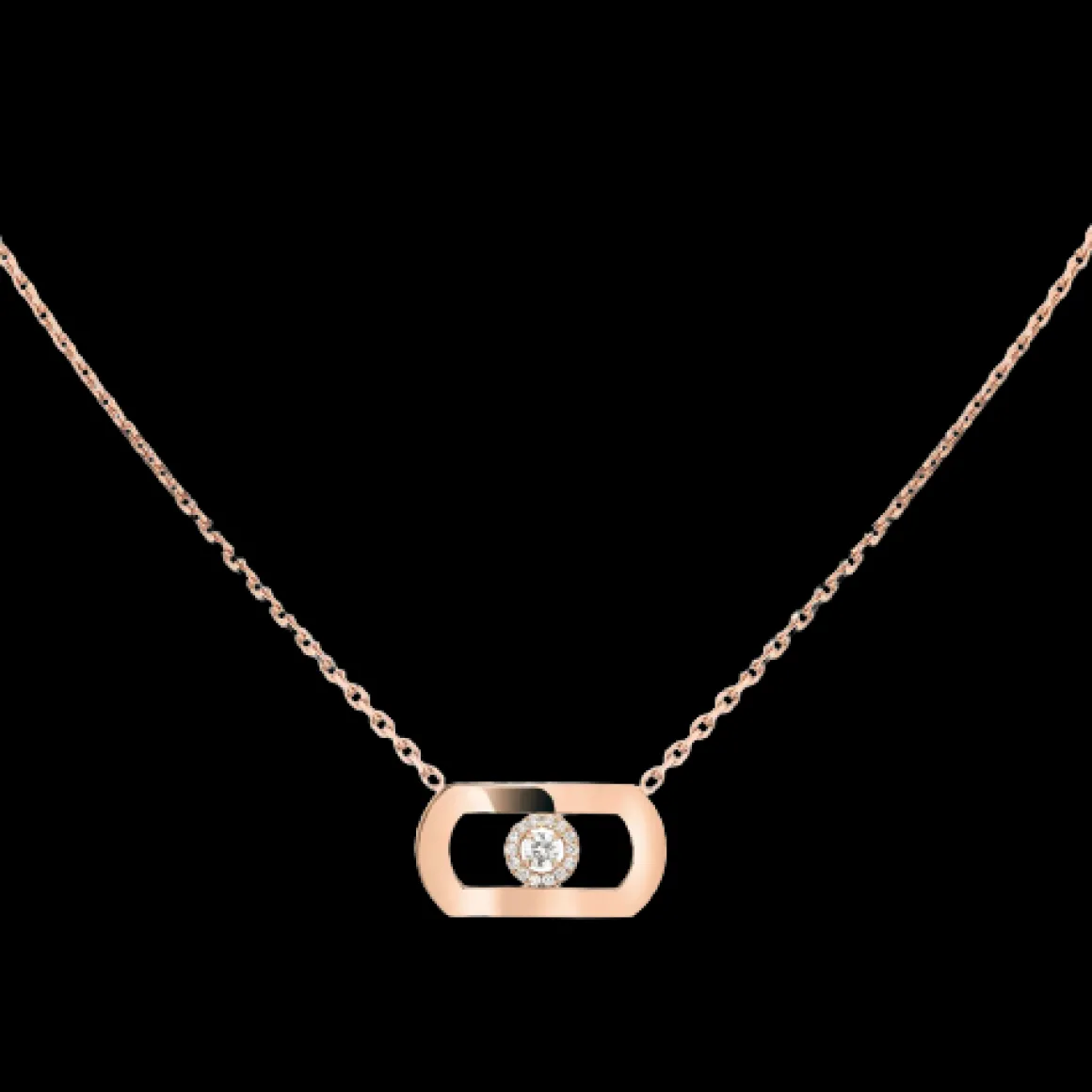 Collier Or rose Diamant So Move