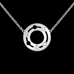 Collier Pulse dinh van or blanc et diamants