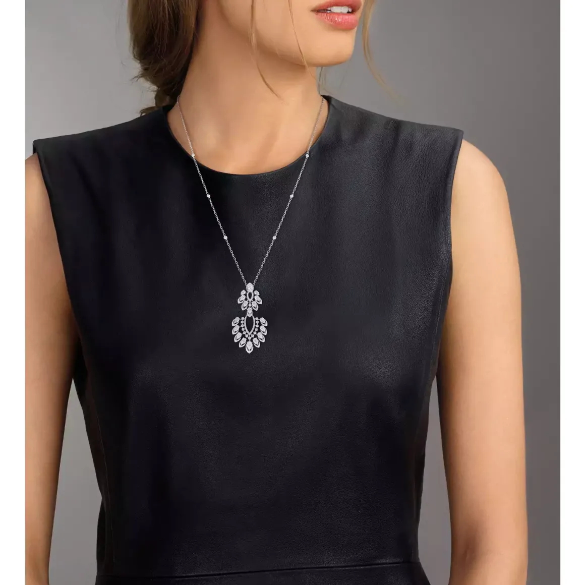 Collier sautoir diamant femme Desert Bloom