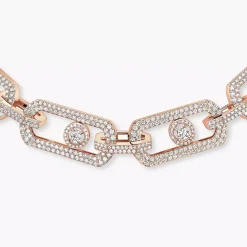Collier So Move 3 rangs Pavé
