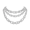 Collier So Move 3 rangs Pavé