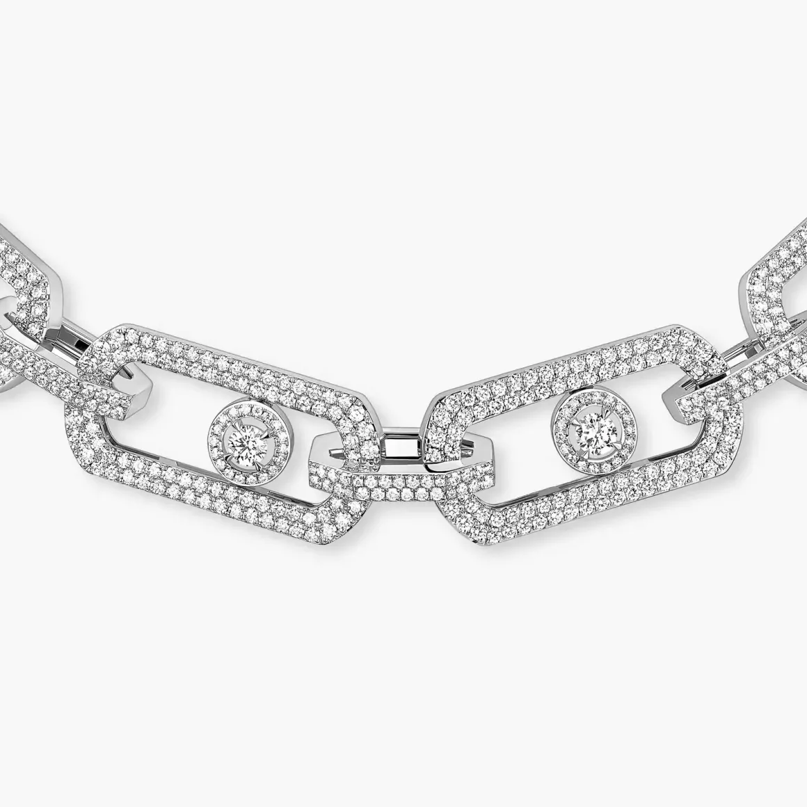 Collier So Move 3 rangs Pavé