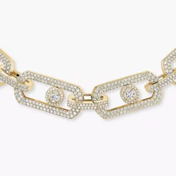 Collier So Move 3 rangs Pavé