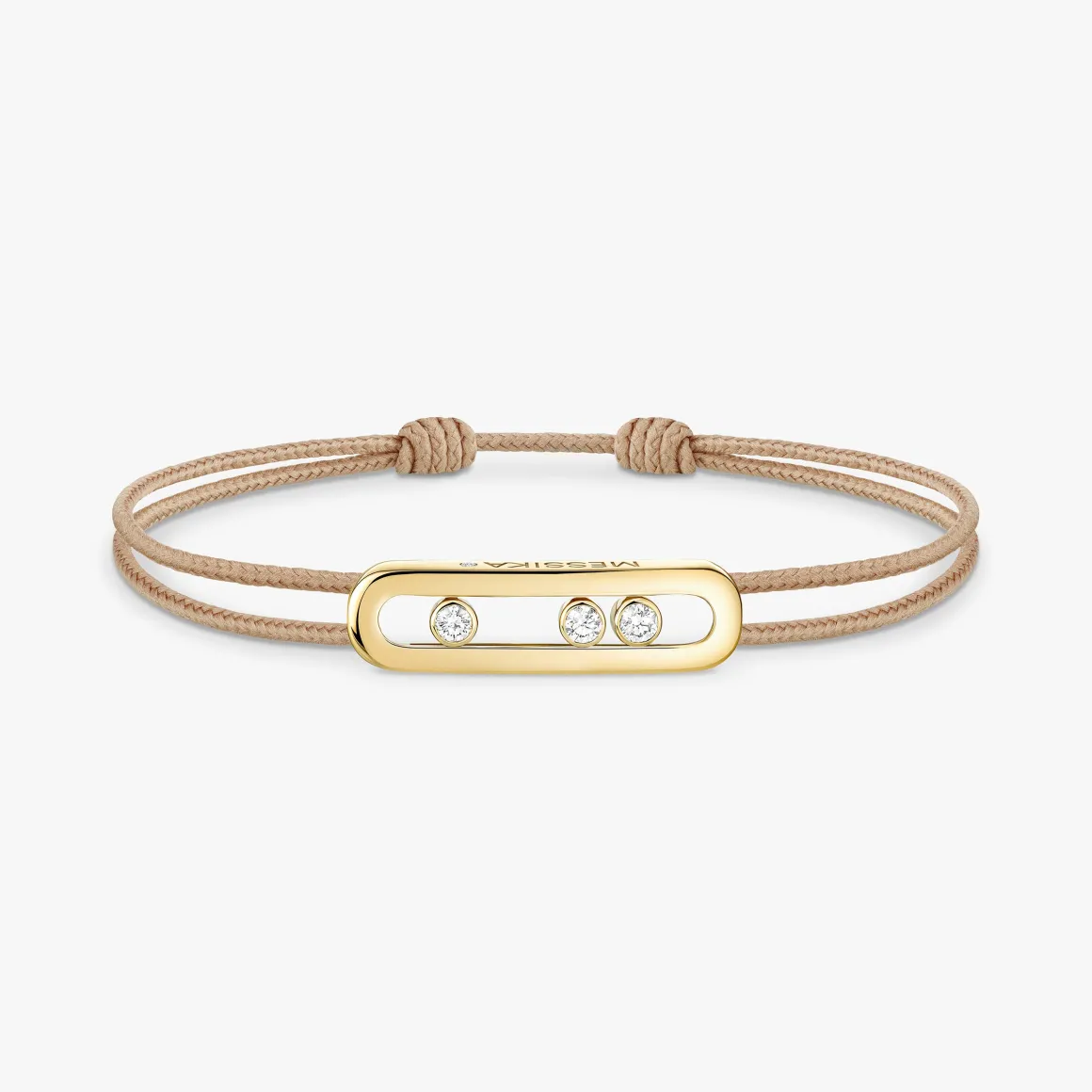 Cordon Messika CARE(S) Beige Diamant Or Jaune